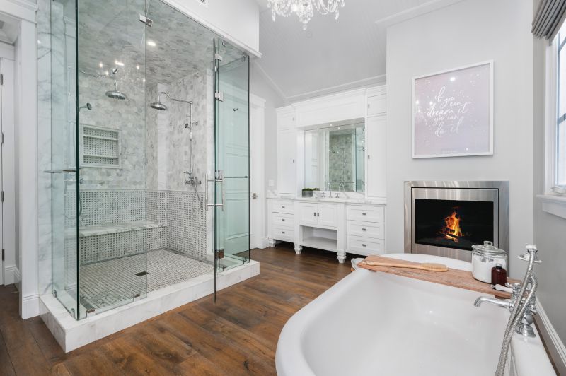 Luxury Tub and Shower Combo