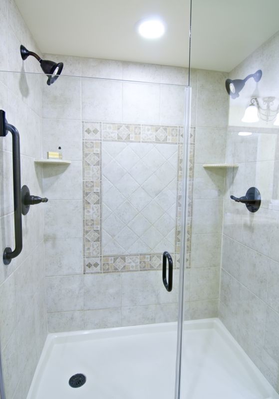 Luxury Shower with Glass Doors
